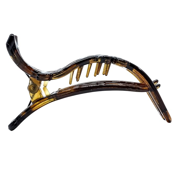 Camila Paris NV73-NV74 French Hair Clip for Women, Hair Side Clips, 3 inch Girls Hair Claw Clips Jaw Fashion Durable Styling Hair Accessories for Women, Strong Hold No Slip Grip, Made in France