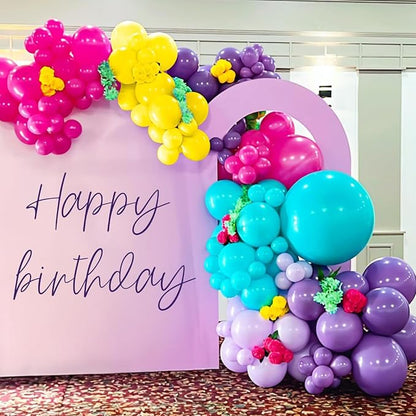 Pink Purple Blue Balloon - Image 3