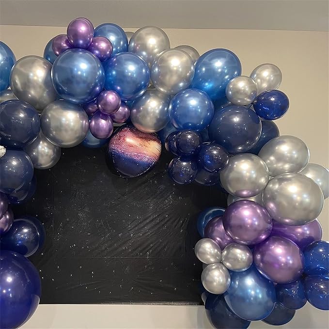 Outer Space Balloon Garland Arch Kit, Galaxy Theme Birthday Party Decorations - Image 5