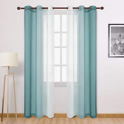 DWCN Ombre Sheer Curtains by DWCN