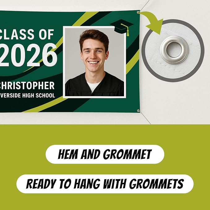 Custom Graduation Banner Class of 2026 - Image 3