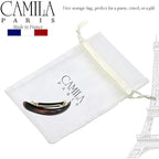 Camila Paris CP2638 French Hair Barrette Clip for Girls for Thick Curly Wavy Long Hair, Strong Hold Grip Hair Clips for Women, Automatic, No Slip Durable Styling Girls Hair Accessories, Made in France
