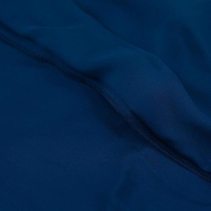 SLPBABY 100% Natural Pure Silk Pillowcase for Hair and Skin, Both Side 19 Momme Silk, Luxury Smooth Satin Pillowcase Cover with Hidden Zipper (King, Navy Blue)