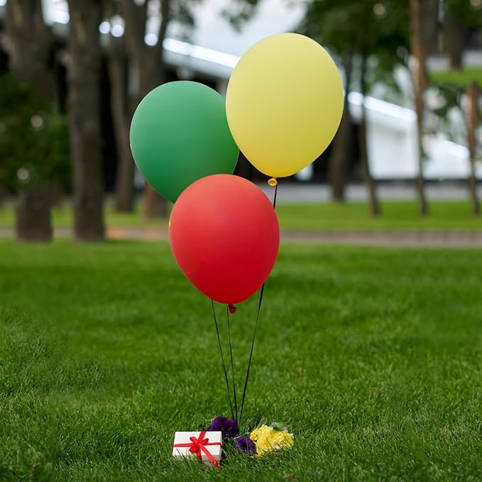 Assorted Rainbow Balloons 30 Pack 18 inch Round Bright Latex Balloons Assorted - Image 6