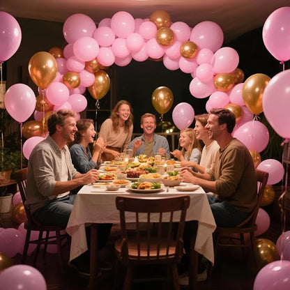 Pink Balloon Arch Kit 111Pcs 18 12 5 Inch Latex Party Balloons Garland - Image 7
