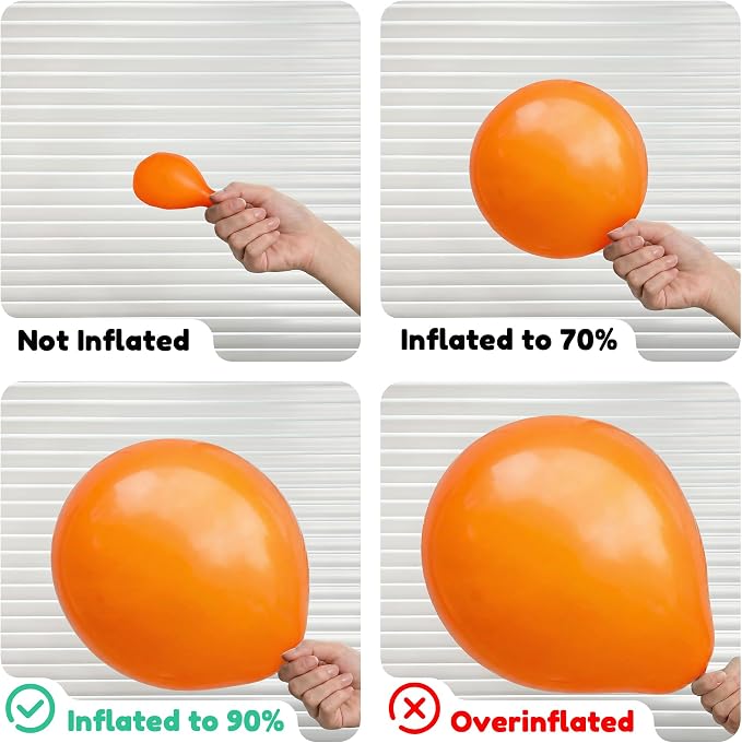 Orange Balloons, Baby Shower, Anniversary, Graduation, Wedding Decorations - Image 6