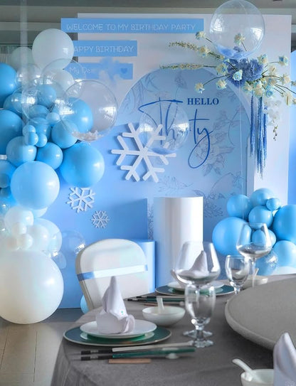 Light Blue Balloons, Pastel Blue Balloons - Image 6
