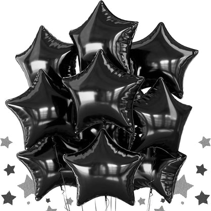 Biapian Black Star Foil Balloons, 18 Inch Stars Balloon by BIAPIAN