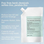 Trichology Volumizing Shampoo，Anti-Hair Fall & Less Shedding Shampoo，Enriched with Multiple Plant Extracts to Promote Hair Growth while Regulating Scalp Oil Production and Nourishing the Scalp，300ml