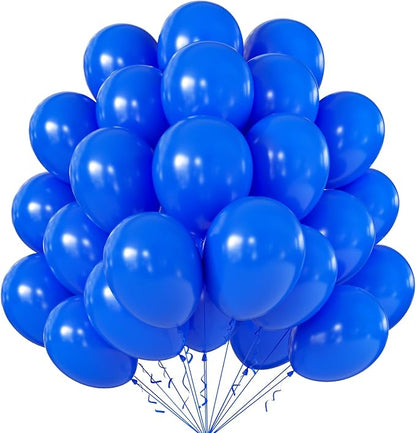 10 Inch Dark Blue Balloons by KALOR