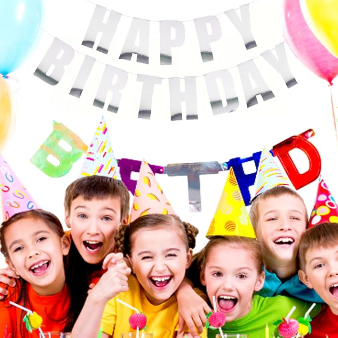 MEETINGU Happy Birthday Banner, Theme Party - Image 3