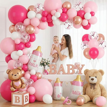 LovesTown Rose Pink Balloon Garland Kit - Image 3