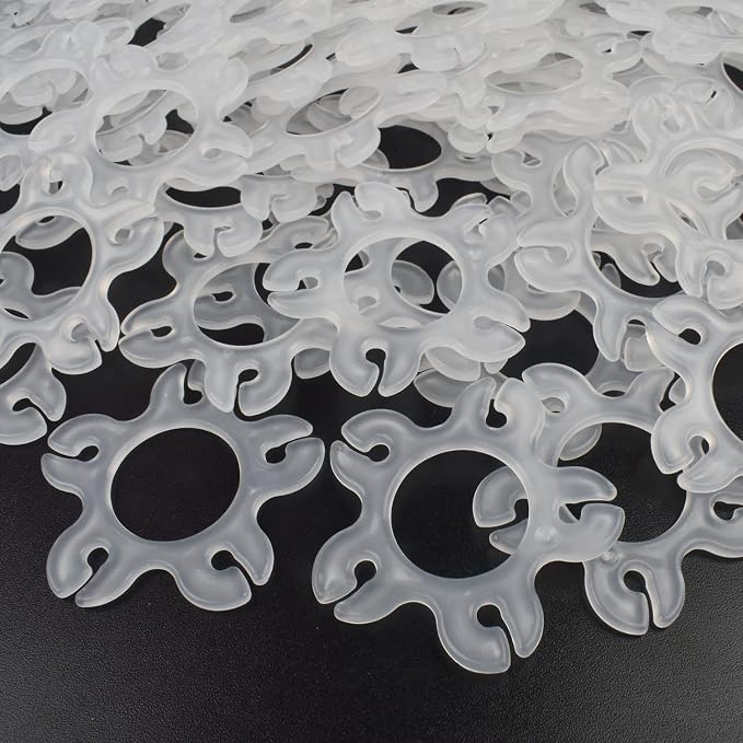 Miliocry Balloon Clips 50 pcs, Balloon Arch Bracket Buckle, Balloon Flower - Image 2