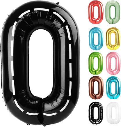 Race Car Number 0 Balloon 40 Inch by IWERP