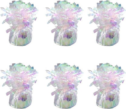 Balloon Weights Iridescent 6pcs | Perfect by Unknown