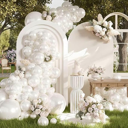 Pearl White Balloon Arch Kit - Image 6