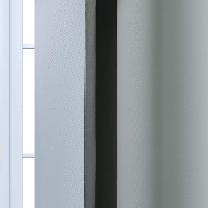 Yakamok Ombre Curtains Grey and Greyish White - Image 7