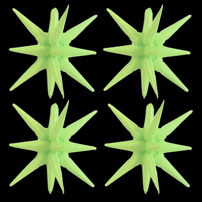 TONIFUL 4 Pcs Star Balloons Light Green Foil Explosion Party Decoration | 22 by TONIFUL