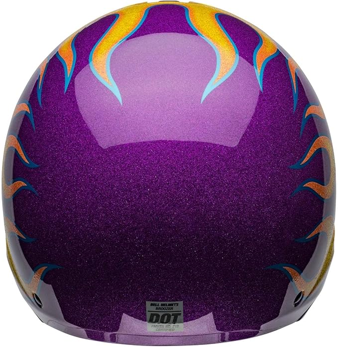 Bell Broozer Helmet (Gloss Ignite Purple/Yellow - Small)