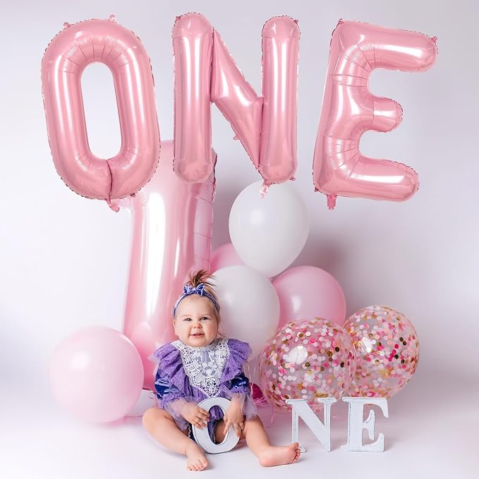 40 Inch Pastel Pink ONE Balloon - Image 5