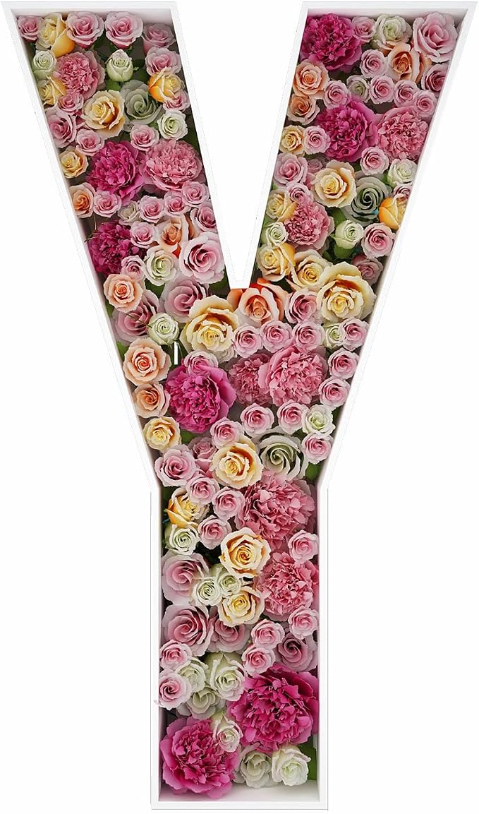 2FT Letter Y Mosaic Balloon Frame Letter DIY Fillable Letters Kit by JW+Passion+-+Premium+Quality%2C+Made+With+Passion