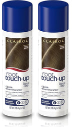 Clairol Root Touch-Up Temporary Hair Coloring Spray, Medium Brown Hair Color, Pack of 2