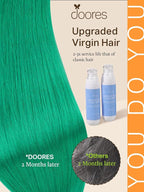 DOORES Human Hair Extensions, Green Tape in Hair Extensions 10pcs 22 Inch 30g, Straight Skin Weft Seamless Invisible Tape