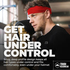 Tough Headwear Tough Outfitters Headband for Men - Mens Headbands - Working Out Sports Performance Head Bands - Athletic Cycling Running Sweat Band, Football Headbands - Sweat Bands Men/Women