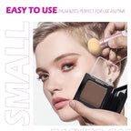 Acomler Root Touch Up Powder, Hairline Powder for Thinning Hair, Root Touch Up Hair Color, Gray Hair Coverage for Women Men Cover Up, Hair Loss Concealer Includes Makeup Brush (Medium Brown, 0.42oz)