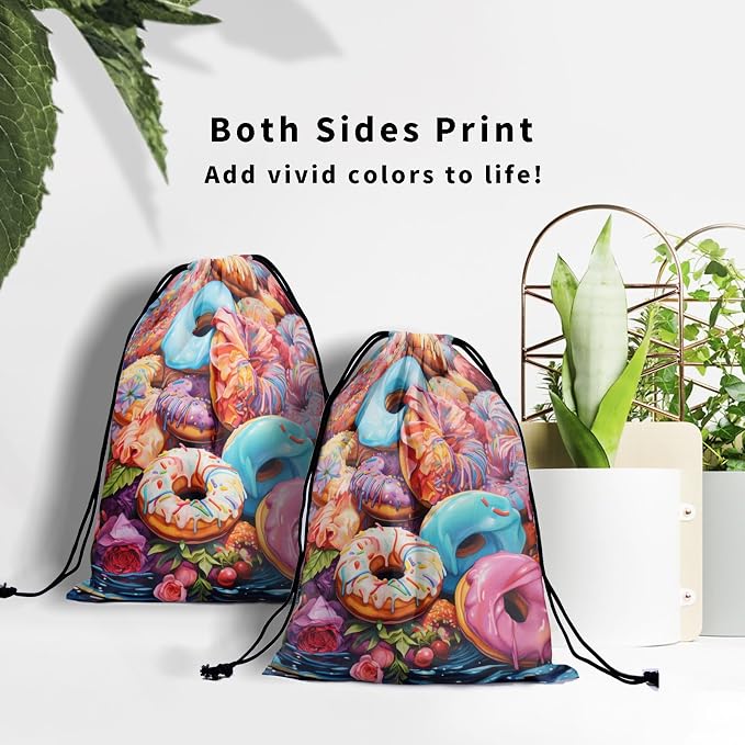 Watercolor Donuts Gymnastics Grip Bag - Image 7