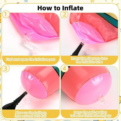 Large Inflatable Yellow Pencil Balloons, 27 Inch First Day of School Giant - Image 6
