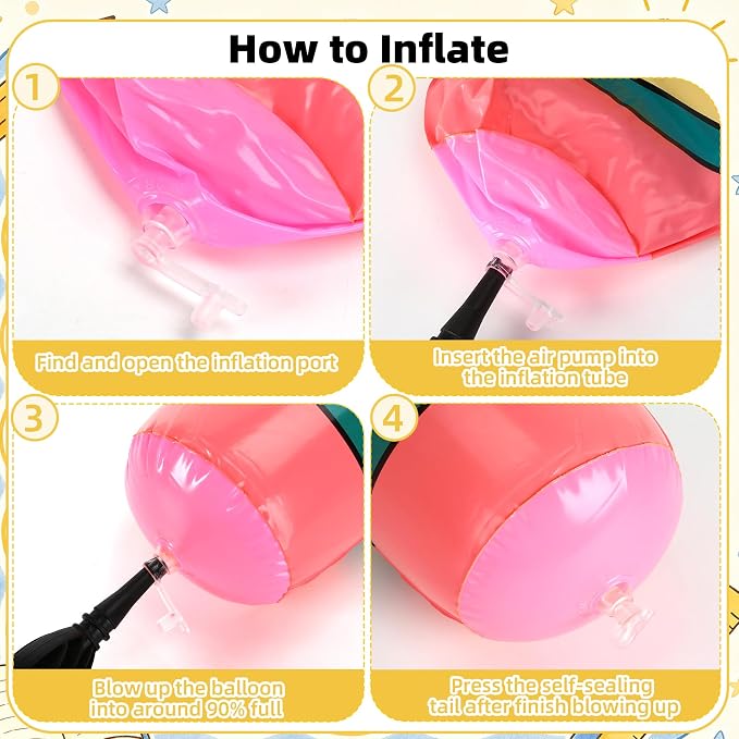 Large Inflatable Yellow Pencil Balloons, 27 Inch First Day of School Giant - Image 6