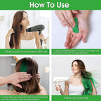 Temporary Hair Color Wax Kit, Stocking Stuffers for Teen Girls, Instant Hair Dye Color Wax Washable Natural Hair Color Cream for DIY Hairstyle on Crazy Hair Day, Children's Day, St. Patrick's (Green)