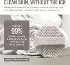Sud Scrub® Antimicrobial Silicone Face Scrubber, 1 Pack, Gentle Face Exfoliator for Sensitive Skin, Eco Friendly Facial Cleansing Brush, Exfoliating Face Brush for Men and Women (Clay)
