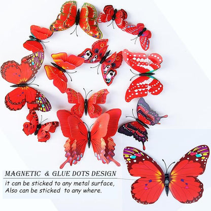 OPSEAM 3D Butterfly Wall Decor Butterfly Decorations Stickers - Image 5