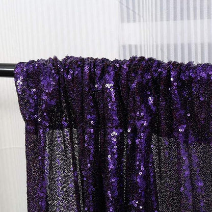 Poise3EHome Purple Sequin Backdrop, 8FT x 10FT Sequin Photography Backdrop - Image 4