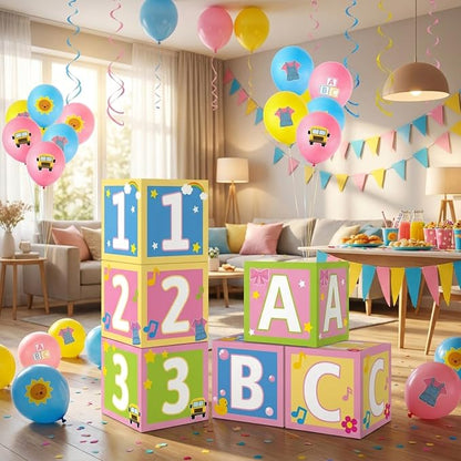 Cartoon Teacher Party Decorations Set Includes ABC Alphabet 123 Party Favor - Image 7