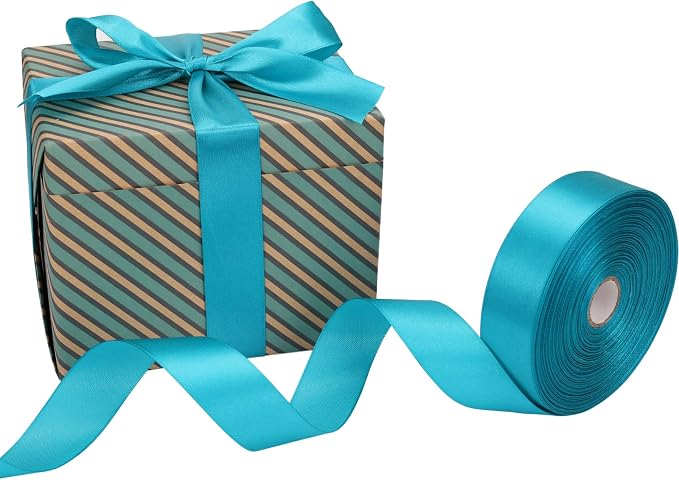 Nsilu 1 inch, Peacock Blue Ribbon - Image 5