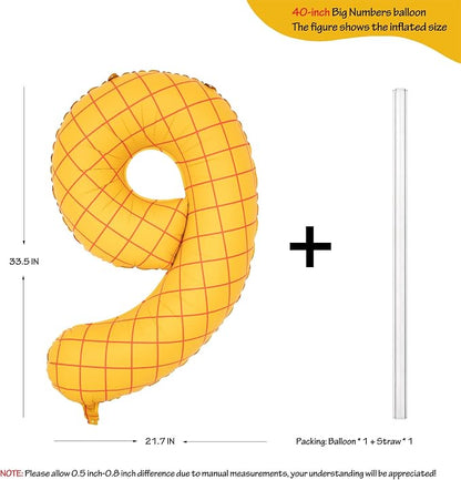 40" Matte Yellow Balloons Toy Inspired Story Theme party Supplies Digital 8 | - Image 3