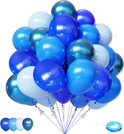 Lukiituke Blue Balloons, Graduations, Baseball Party Decorations by Lukiituke