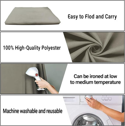 Grey Photography Backdrop for Photoshoot, Fabric 10x20ft | Polyester Studio - Image 7