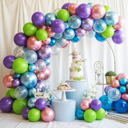 Pink Blue Purple Balloons - Image 6