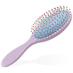 LUV HER Alice in Wonderland Hair Accessory Set – 5 Pieces: 1 Detangling 9-inch Hairbrush & 4 Scrunchies, Elastic Hair Ties, Ages 3+
