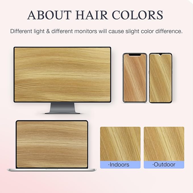 DOORES Clip in Hair Extensions Real Human Hair 22 inch 110g 7pcs Invisible Human Hair Extensions Clip ins, Injected Seamless PU Clipins Invisi Edge, 18A/60 Drity Blonde Mixed Platinum Blonde