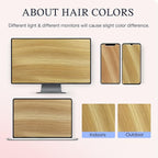 DOORES Clip in Hair Extensions Real Human Hair 22 inch 110g 7pcs Invisible Human Hair Extensions Clip ins, Injected Seamless PU Clipins Invisi Edge, 18A/60 Drity Blonde Mixed Platinum Blonde