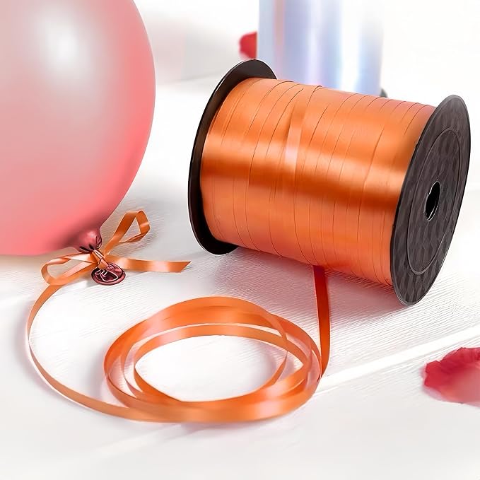 Orange Curling Ribbon, 500 Yards Ribbons - Image 4