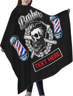Custom Barber Cape for Men Personalized Professional Hair Cutting Cape with Text for Home Salon Barbershop