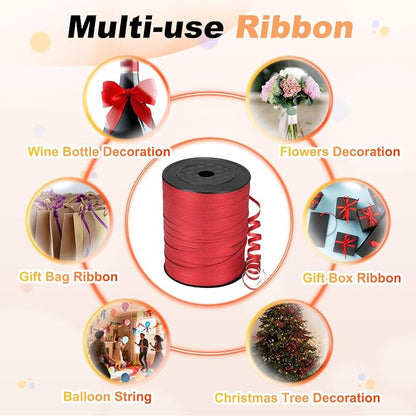 PATIKIL Glitter Curling Ribbon 500yds x 1/5" Plastic Balloon String Ribbon | - Image 6