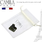 Camila Paris CP3264 French Hair Clip for Women for Long Curly Wavy Hair, Green, Girls Hair Claw Clips Jaw Fashion Styling Hair Accessories for Women, Strong Hold No Slip Grip, Made in France