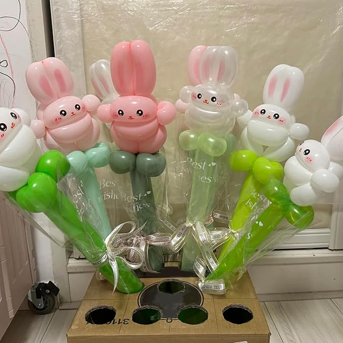 Light Green Long Balloons Premium 260 Twisting Balloons Animals Magic - Image 8
